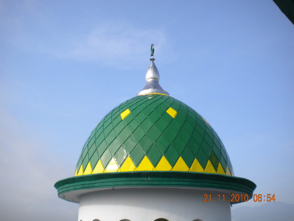 Kubah Masjid Nurul Huda Malang